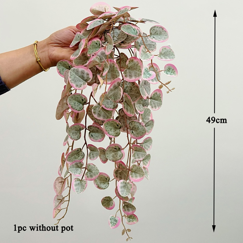 49cm Artificial Plants Vines F - Pilea Peperomioides ulasan dan harga