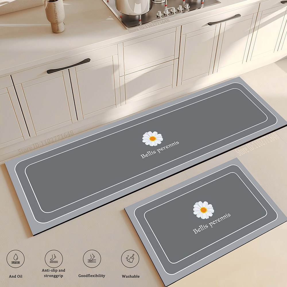 Flower Kitchen Mat Anti-Fatigu - Maranta Prayer Plant ulasan dan harga
