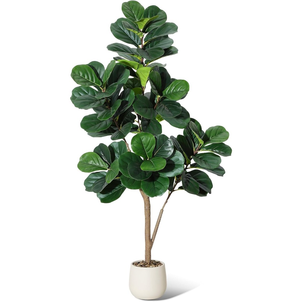 Lifelike Artificial Fiddle Lea - Ficus Lyrata Tree ulasan dan harga