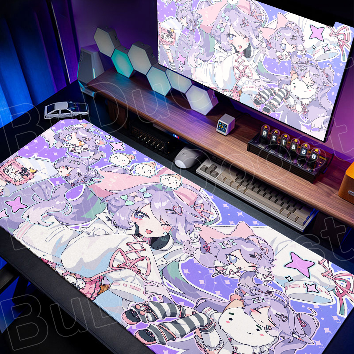 Purple Tenko Shibuki Keyboard  - Tradescantia Purple ulasan dan harga