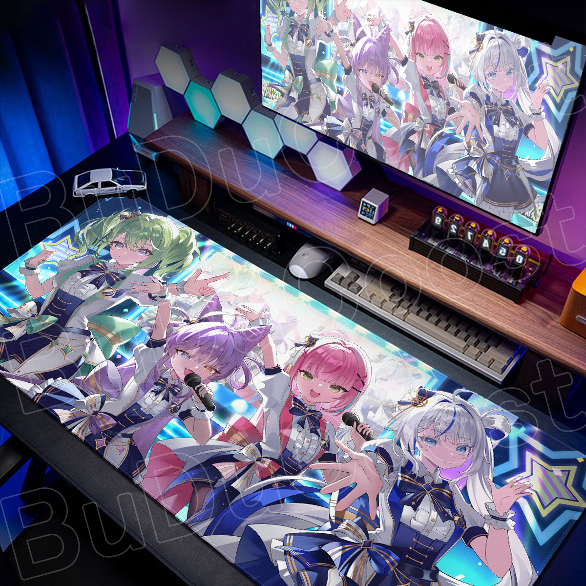 Purple Tenko Shibuki Keyboard  - Tradescantia Purple ulasan dan harga