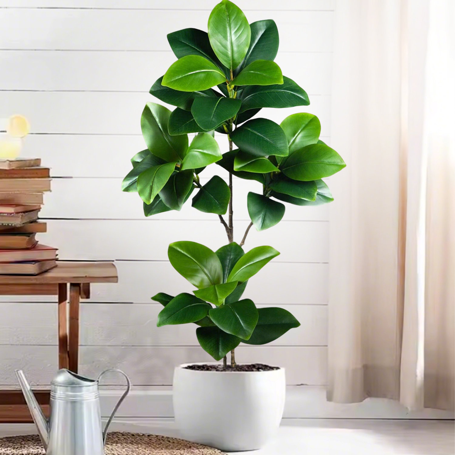 76-135cm Artificial Ficus Tree - Ficus Lyrata Tree ulasan dan harga
