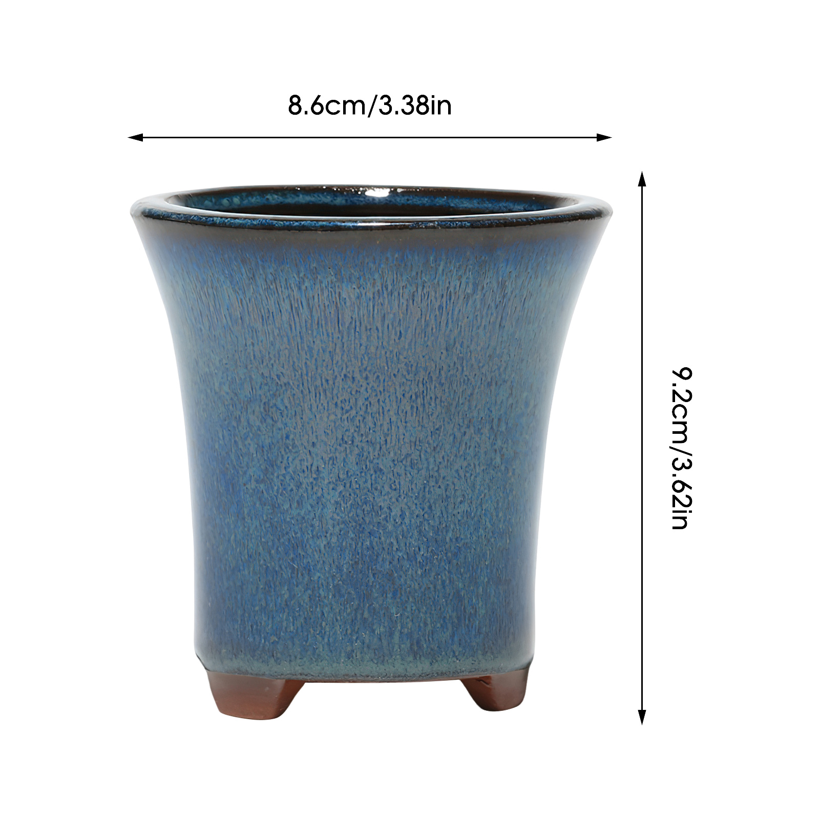 Ceramic Flower Pots with Drain - Pilea Peperomioides ulasan dan harga