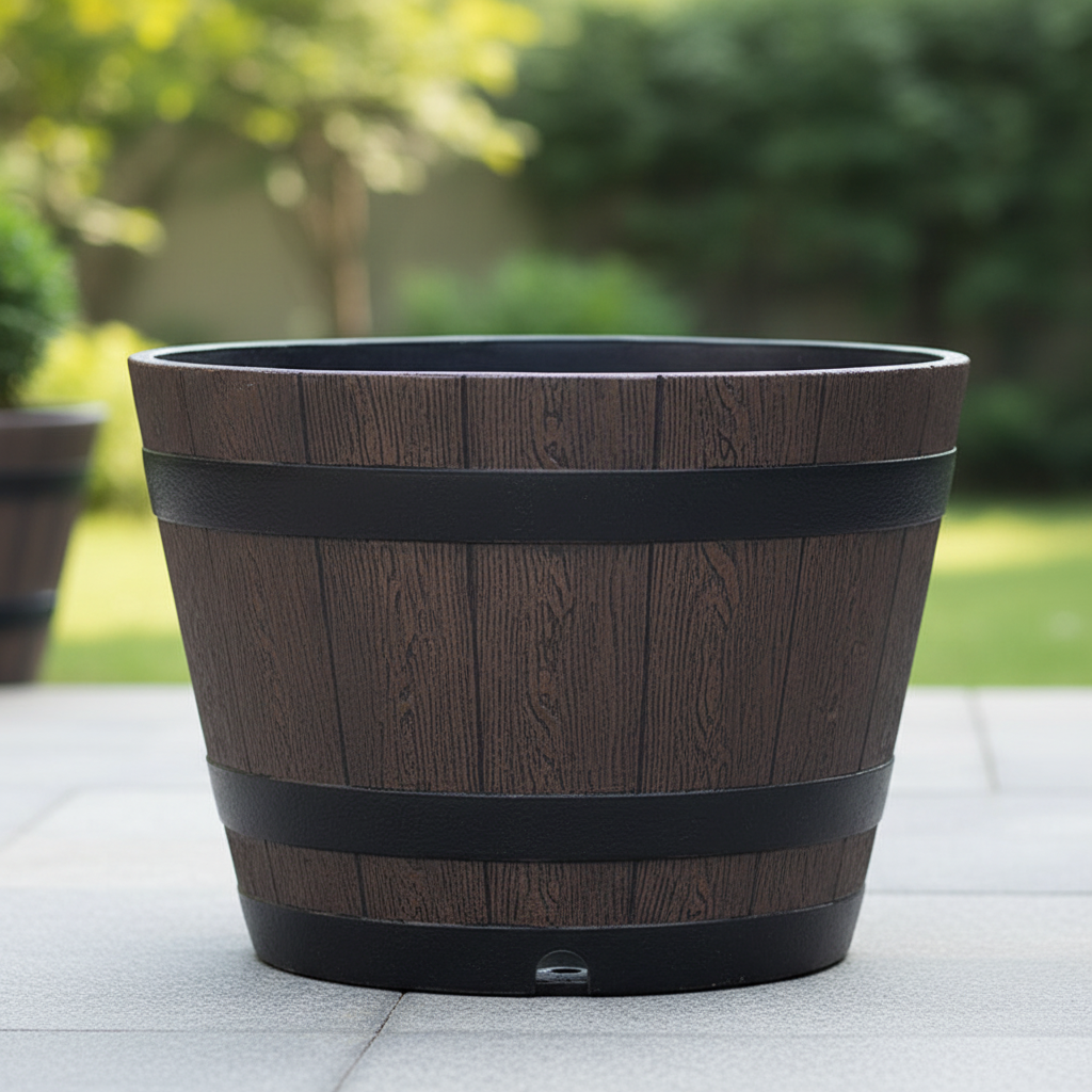 Large Floor Flowerpot Resin Wo - Aloe Vera Pot ulasan dan harga