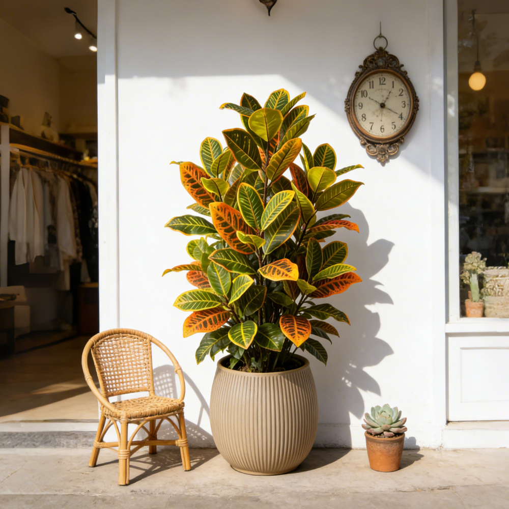58-115cm Artificial Ficus Tree - Ficus Lyrata Tree ulasan dan harga