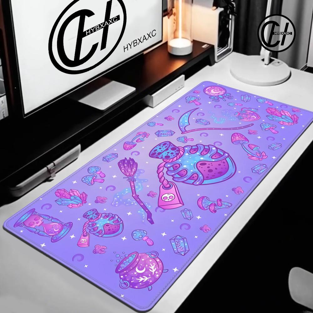 Cute Kawaii Goth Mouse Pad XL  - Tradescantia Purple ulasan dan harga