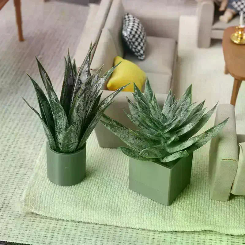 Dollhouse Decor Mini Aloe Vera - Aloe Vera Pot ulasan dan harga