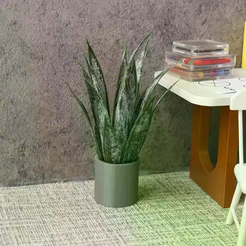 Dollhouse Decor Mini Aloe Vera - Aloe Vera Pot ulasan dan harga