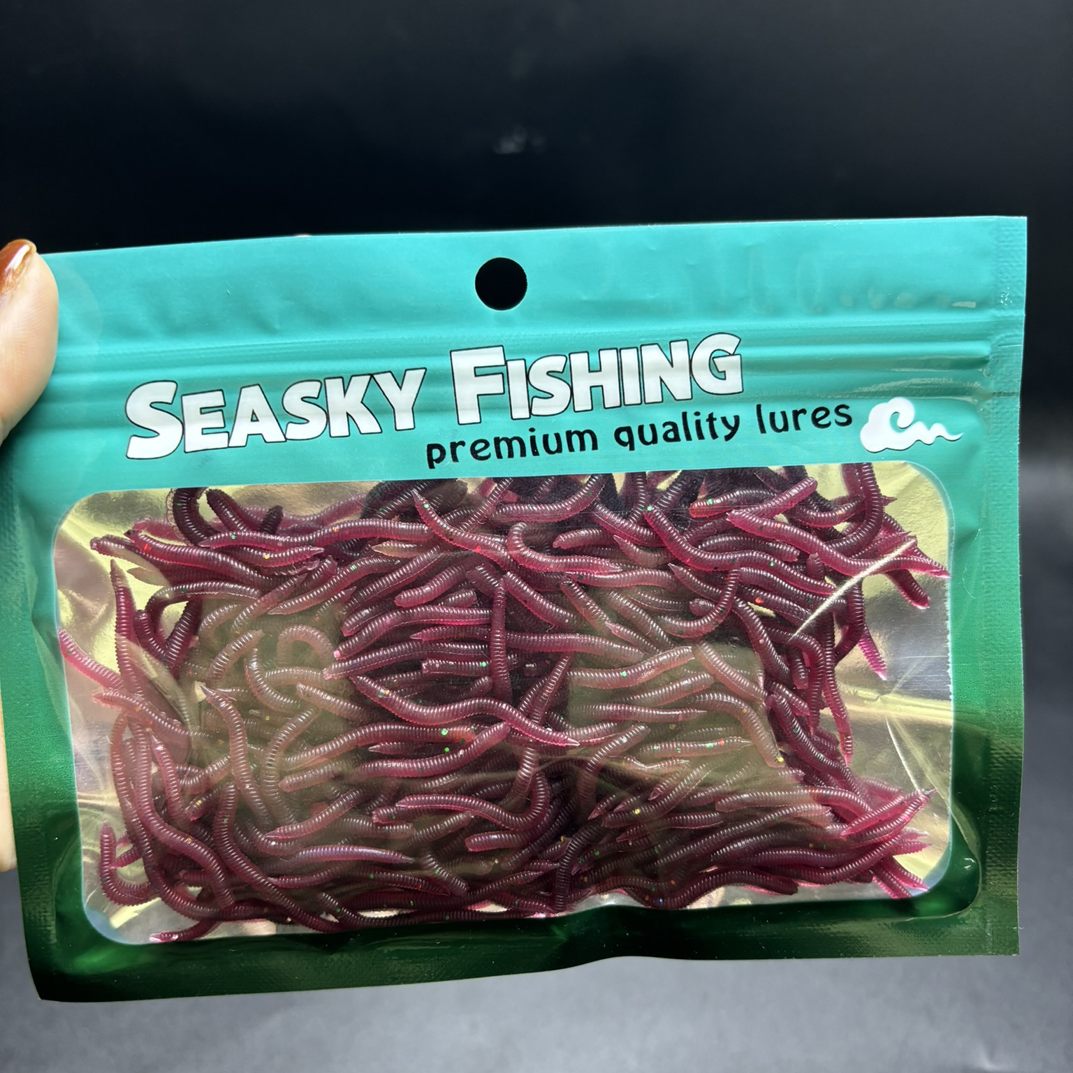 100-200pcs Soft Lure Bass Brea - Aglaonema Red ulasan dan harga