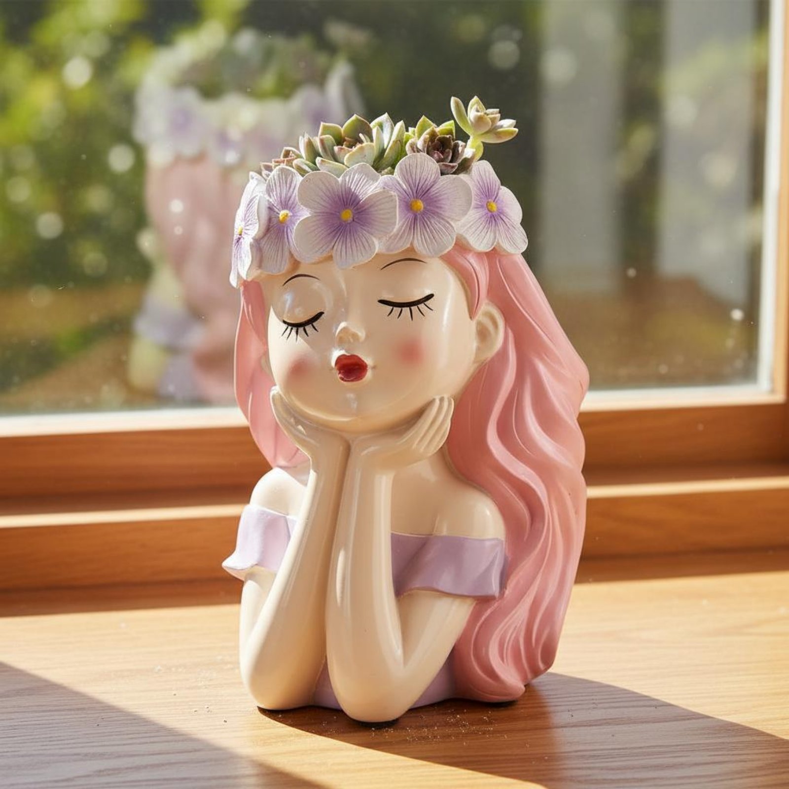 Fairy Plant Pot Creative Desig - Echeveria Succulent ulasan dan harga
