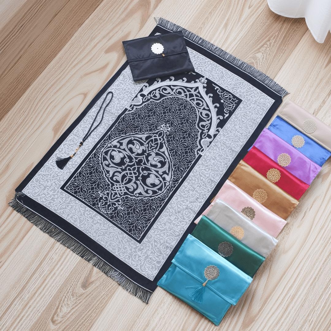 3pcs/set Muslim Prayer Mat Set - Maranta Prayer Plant ulasan dan harga